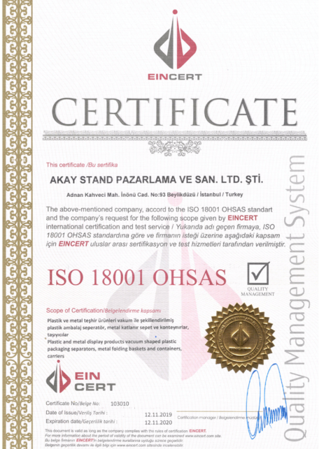 ISO 18001 OHSAS